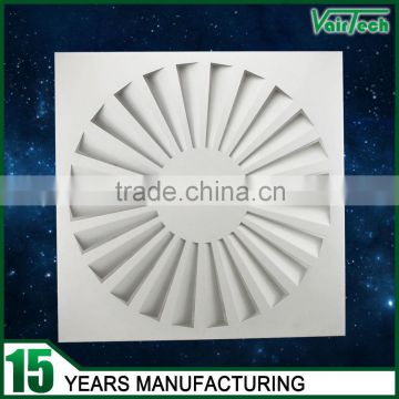 galvanized sheet ceiling swirl air diffuser