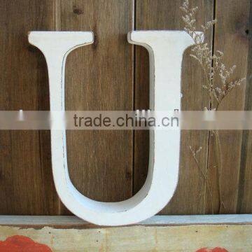 Creative antique Shabby Chic wooden wall alphabet letters for home decoration