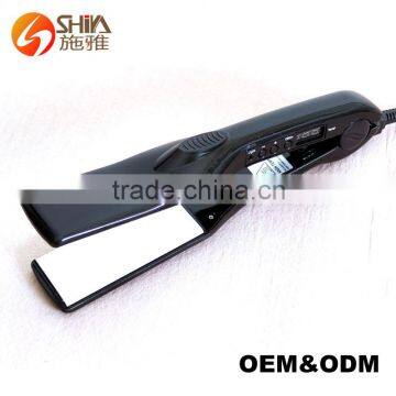 parts and function of ceramic tourmaline flat iron with vibration plate salon equipment