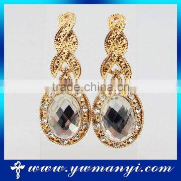 2016 new fashion 18K dubai gold jewelry earring