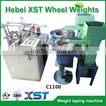 Automatic Tape Pasting and Box Packing Machine/ Adhesive Wheel Weight Machine