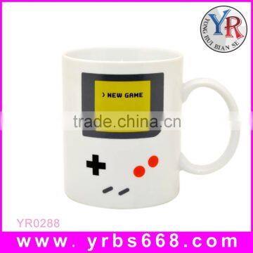 Promotional gift water transfer printing decoration ceramic coffee mugs