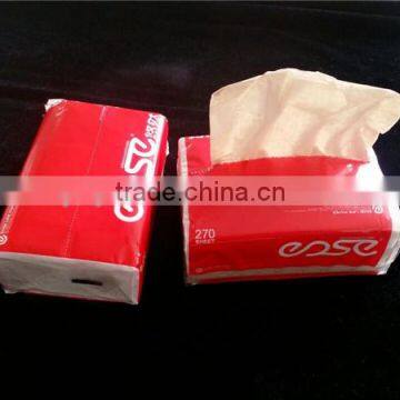 Excellent quality restaurant tissue,facial tissue paper,paper towels packaged in small bag