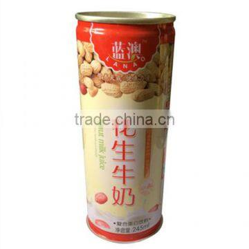 240ml beverage empty round tall tinplate can