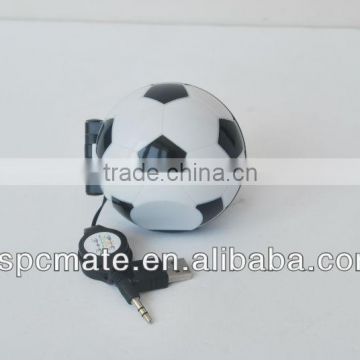 Football Shape Foldable Mini Amplifier /USB Computer Speaker