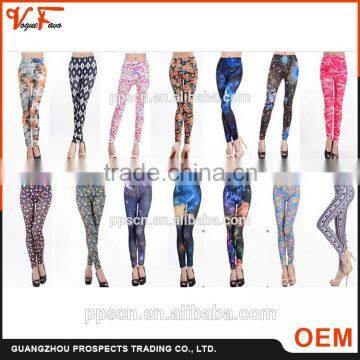 Custom gym China supplier fashion printed yoga and sport fitness sexy leggings for women