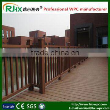 WPC decking floor and fence with durable and moisture-proof widely used in outdoor landscape