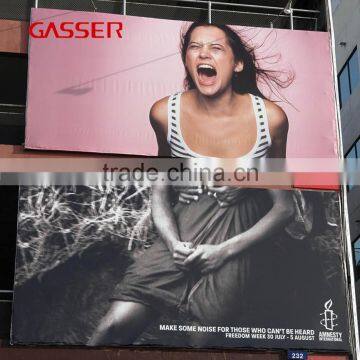 Huge outdoor poster billboard, advertising banner printing