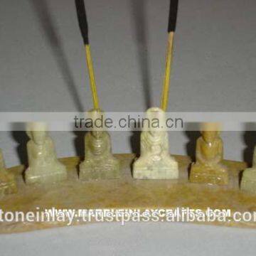 Soapstone Buddha Design Incense Burners