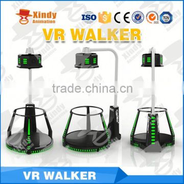 2016 Most Profitable virtual reality treadmill simulator 9D VR walker with CE certificate