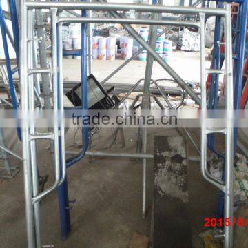 OEM Q235 HDG scaffold steel mason frame ledger for construction