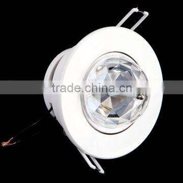 Hooks Design AC 85-260V 3W Full Color LED Voice-Activated Auto Rotating RGB Ceiling Stage Light KTV Bar Party DJ Disco Lamp photo-5