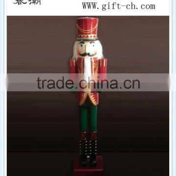 2015 new style Christmas Wooden Decorative Nutcracker Soldier