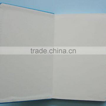 Blue Thermo pu Leather Debossed Logo Custom Hardcover Journal Export to Turkey photo-3