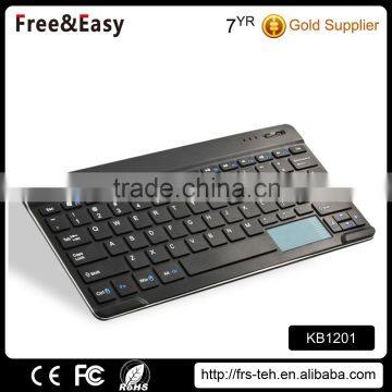 Trade assurance Built-in lithium battery touchpad bluetooth keyboard