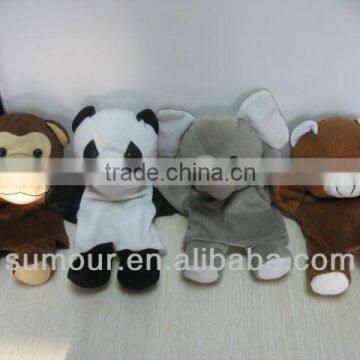 Plush animal toy of puppet handmade