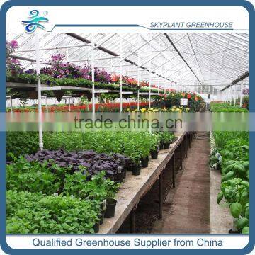 Horticultural PC Sheet Greenhouse for Flower Growing