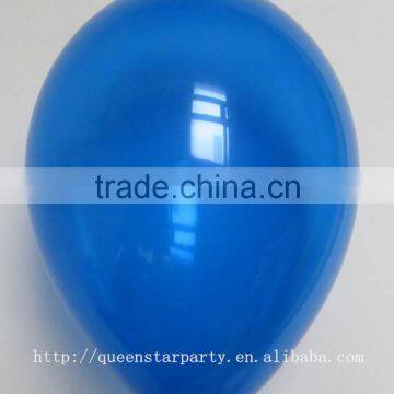 Latex helium balloon Small flat balloons standard / pastel color blue