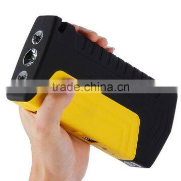 Multi Function Dual USB 12V 16V 19V Car Jump Starter Power Bank with Torch Light