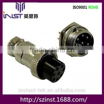 INST GX16 Circular Connector Socket Plug 5pin