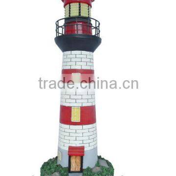 Environmental Garden Resin Tower Solar Light photo-2