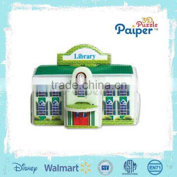 Diy paper house 3d cardboard puzzle mini 3d puzzle