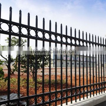 Powder Coating Fence For Sale/Wrought Iron Fence/Steel Fence