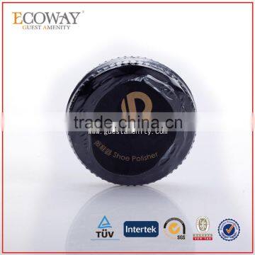 5 star luxury shoe shine polisher sponge black plastic shoe cleaner for hotels