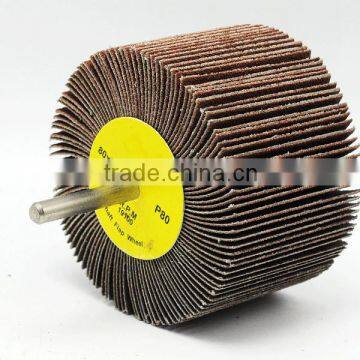 hardware importer concrete diamond fiber siliconed grinding flap wheel with Shaft