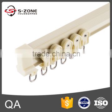 aluminum alloy metal type curving curtain rail for professional