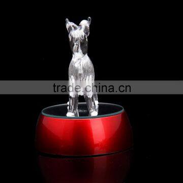 wholesale New design goat figurine make glass figurines for home decration