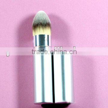 Sliver Aluminum Handle Retractable Brush Foundation Blush Brush Makeup Cosmetic Brushes photo-1