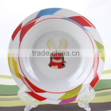 Ceramic soup plate, decoration ceramic dish plate,ceramic fruit plate