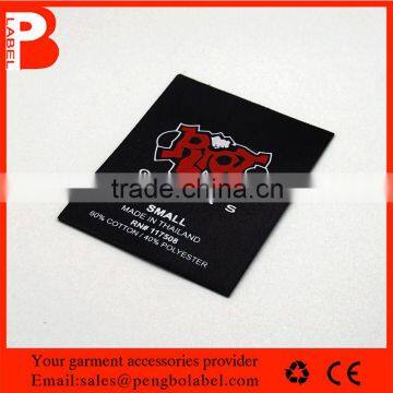 Eco-Friendly Custom Printed Clothing polyester satin garment printing lable                        
                                                Quality Choice