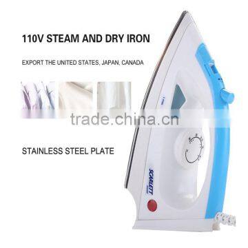 Electric iron 110v or 220v Household stainless steel electric iron Hand held wet and dry electric iron