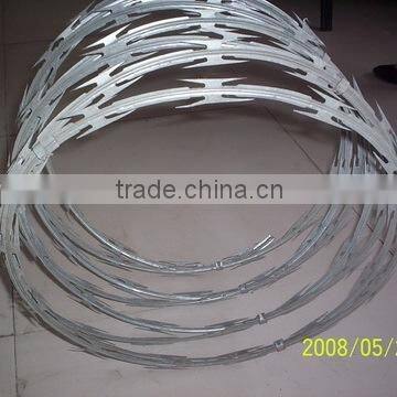 Cross type Concertina razor wire