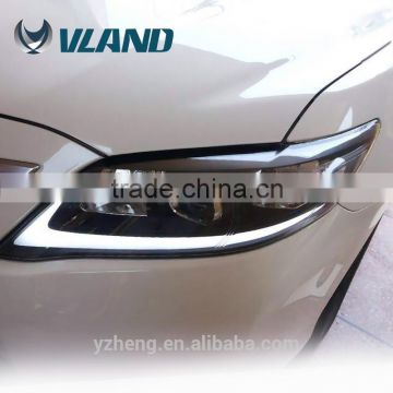 CE CCC E-mark certification direct headlight type camry headlight angel eye 2011 led headlight lamp