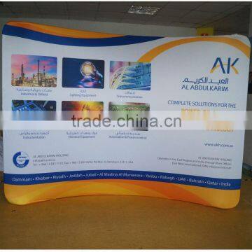 Cheap promotional banner tension fabric display