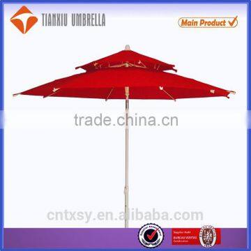 double layer windproof outdoor umbrella patio umbrella