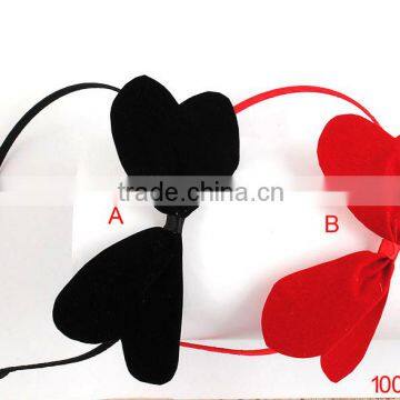 heart bow headband