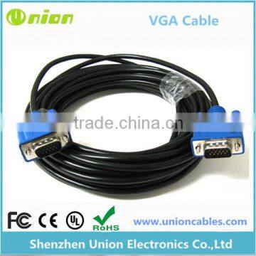 10FT BLUE SVGA VGA ADAPTER Monitor M/M Cable CORD FOR PC TV