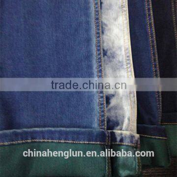 cotton spandex knitted indigo denim