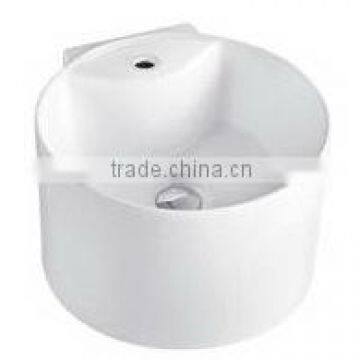 Simple Design Wash Basin Sink Round Countertop toilet basin combination