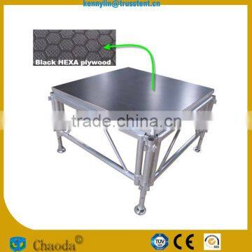 Outdoor event aluminum ajustable portable stage                        
                                                Quality Choice