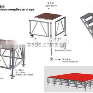 TUV tested factory DJ truss stage Mobile stage for sales