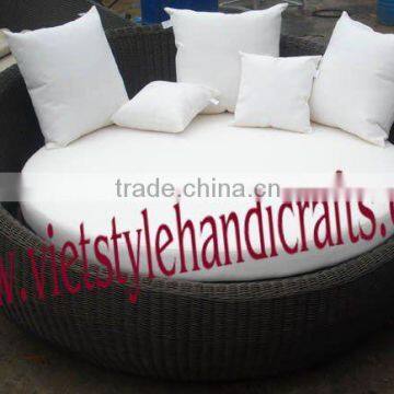 Poly rattan outdoor furniture, garden sofa