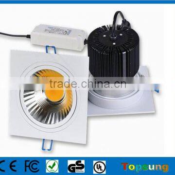 15W CW NW WW square new high quality high power led downlight
