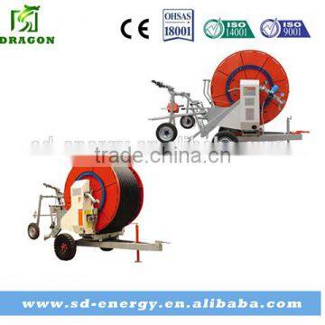 Hose Reel Irrigation machinery with Rain Gun Sprinkler