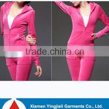 Brand Lady velour Tracksuit Fashion Women Tracksuit 2015