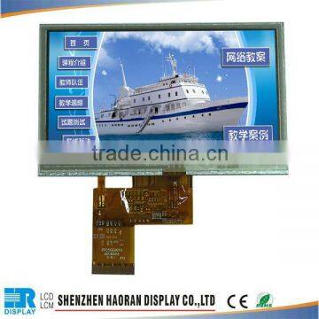 5 inch tft lcd module 480x272 tft lcd display touches screen and fog screen